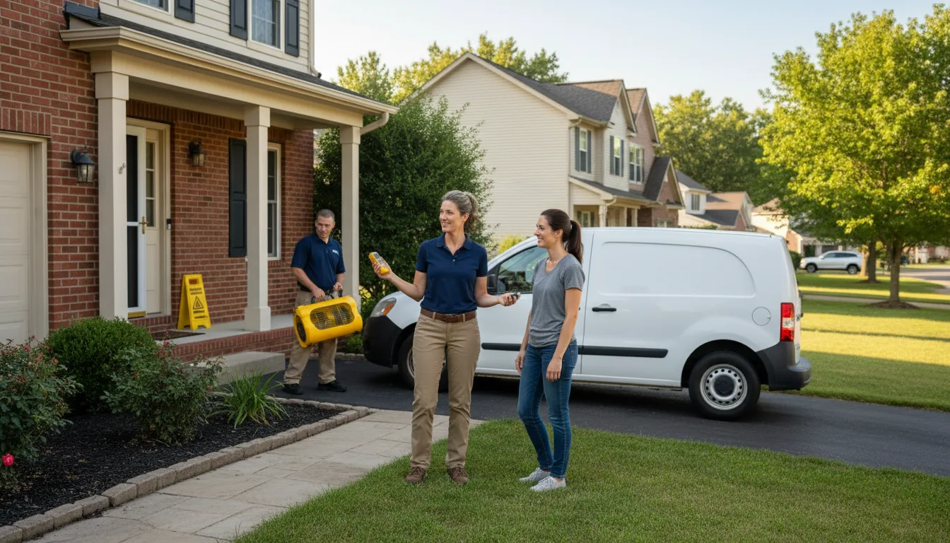 Residential water damage restoration in Whiteville, NC